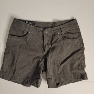 Kuhl Sz 6 Shorts Pockets Green Gray Active Outdoor